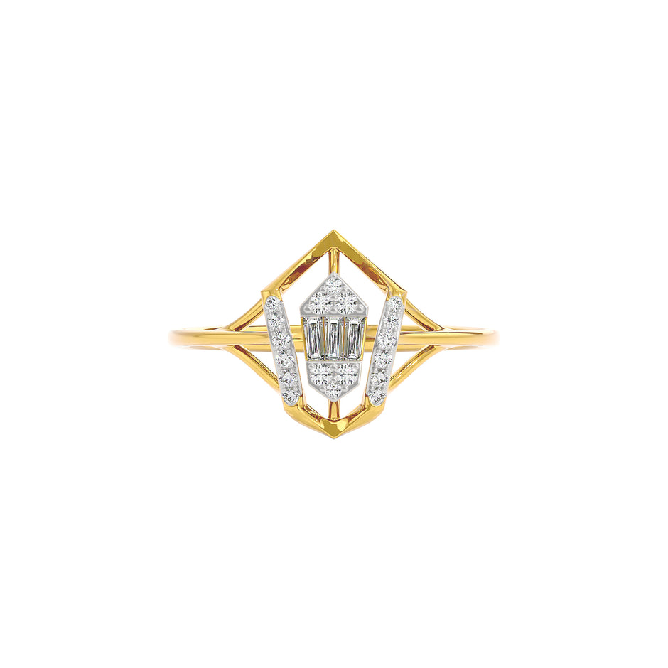 Crown Diamond Ring