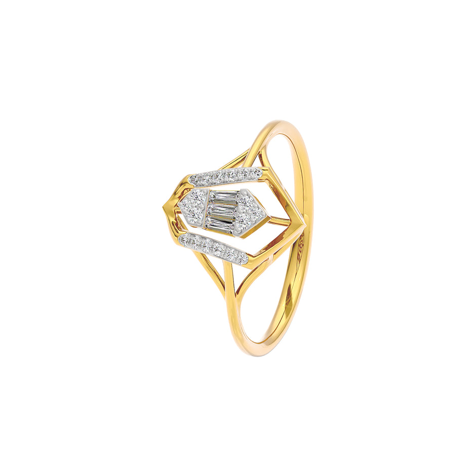 Crown Diamond Ring