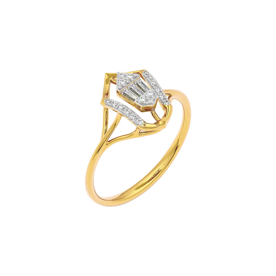 Crown Diamond Ring