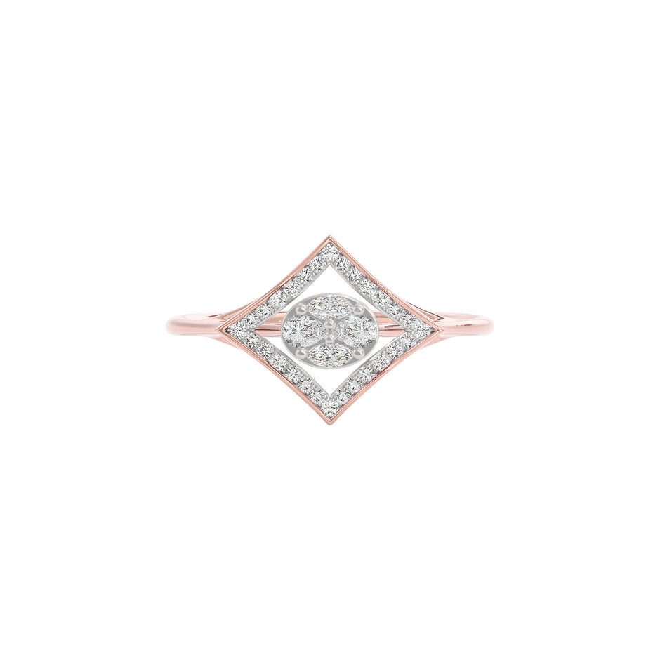 Gratitude Diamond Ring 18 KT / Rose Gold / 22