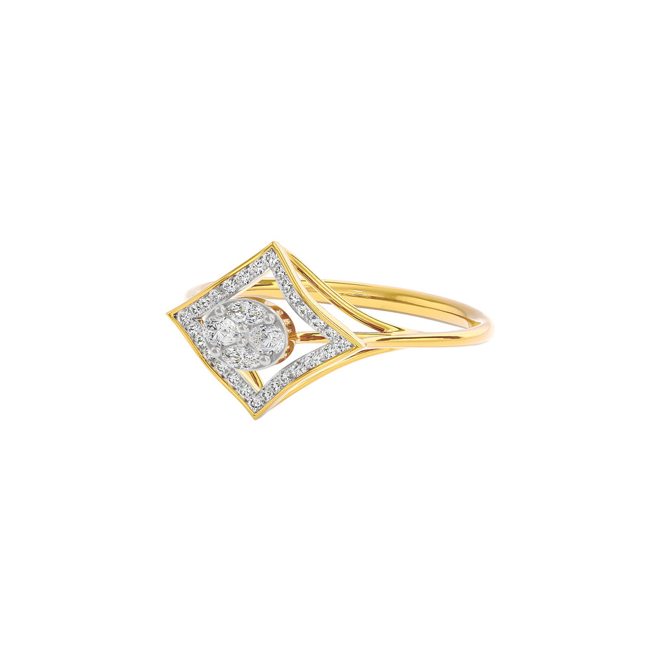 Gratitude Diamond Ring 18 KT / Yellow Gold / 22