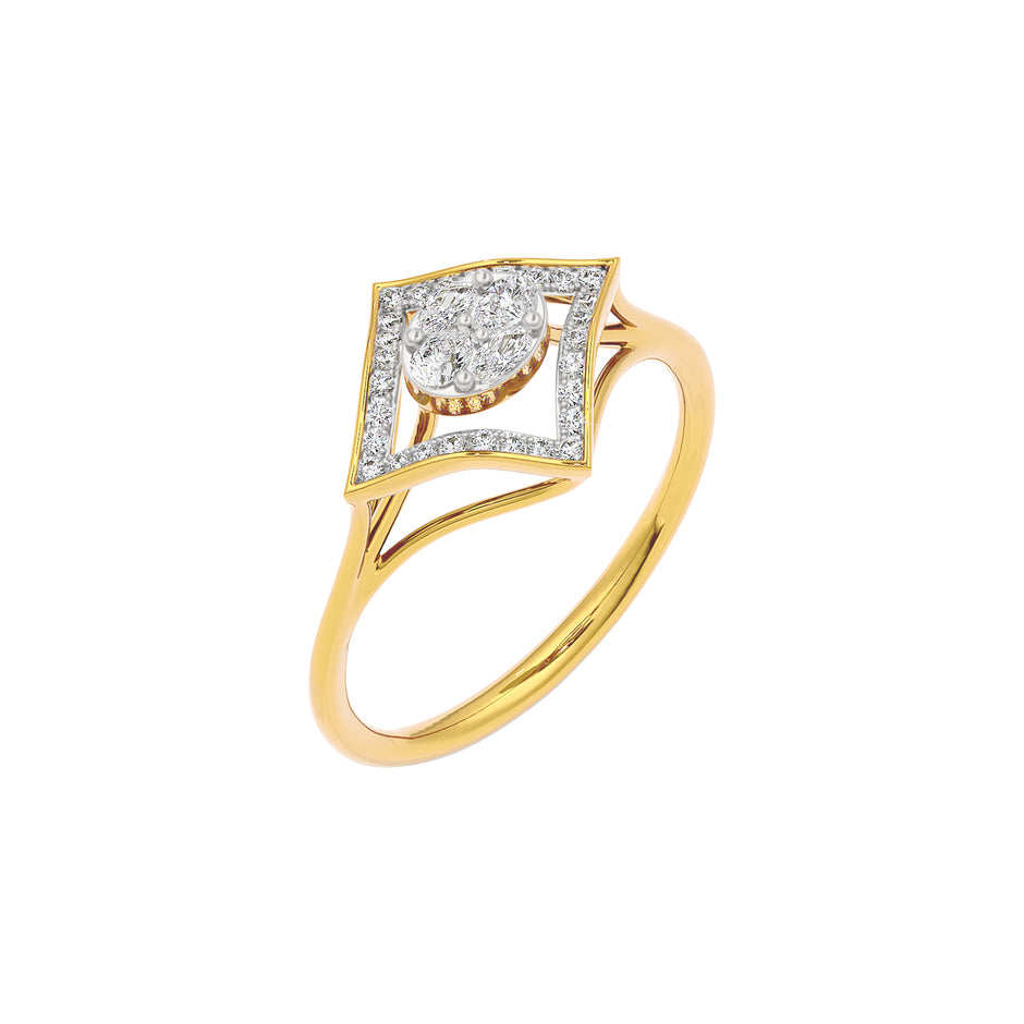Gratitude Diamond Ring 18 KT / Yellow Gold / 22