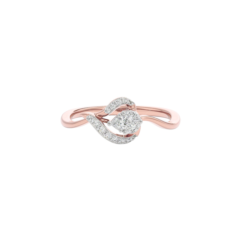 Lyric Diamond Ring 18 KT / Rose Gold / 22