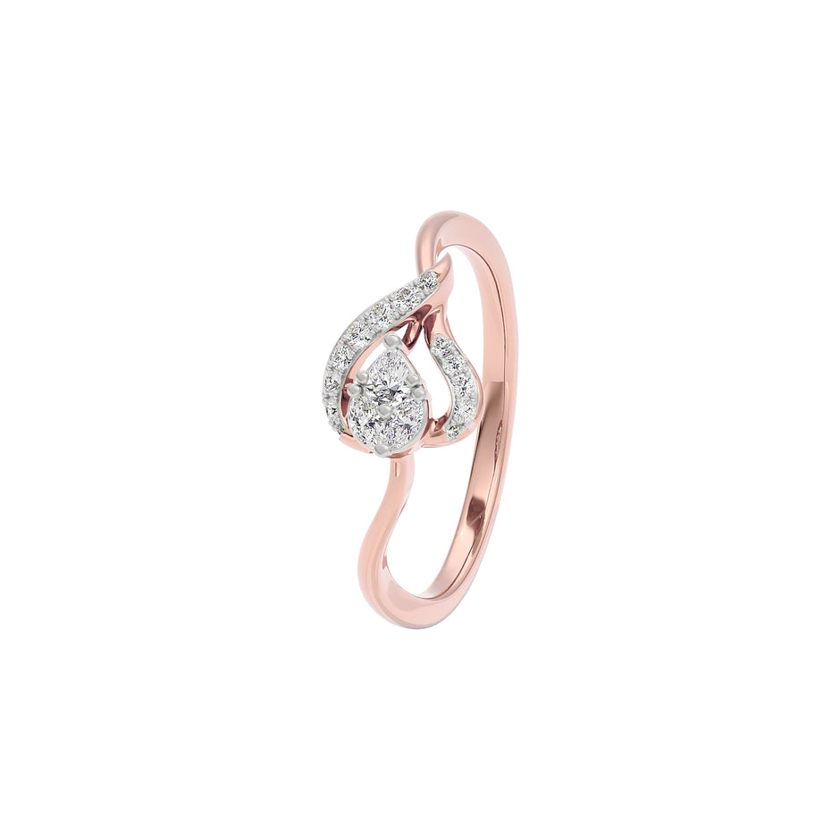 Lyric Diamond Ring 18 KT / Rose Gold / 22