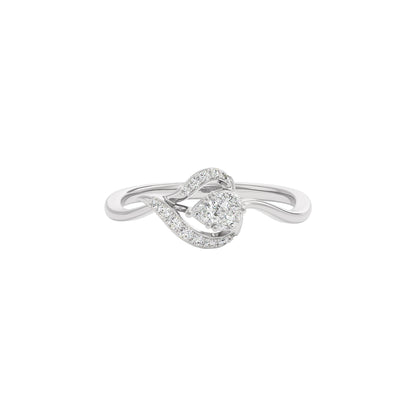 Lyric Diamond Ring 18 KT / White Gold / 22