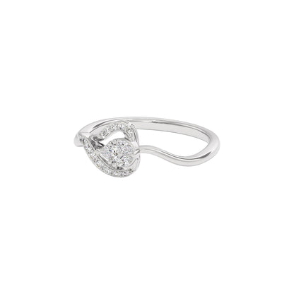 Lyric Diamond Ring 18 KT / White Gold / 22