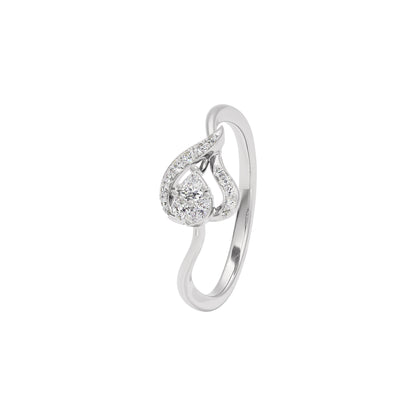 Lyric Diamond Ring 18 KT / White Gold / 22