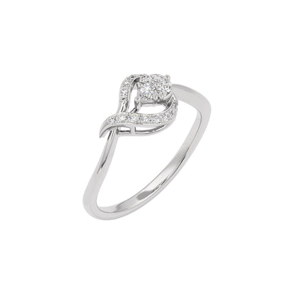 Lyric Diamond Ring 18 KT / White Gold / 22