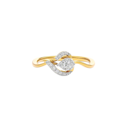 Lyric Diamond Ring 18 KT / Yellow Gold / 22