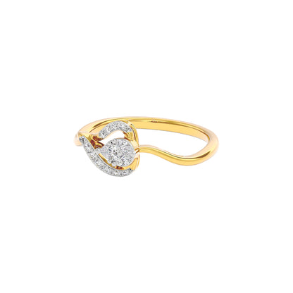 Lyric Diamond Ring 18 KT / Yellow Gold / 22