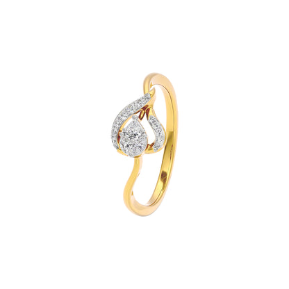 Lyric Diamond Ring 18 KT / Yellow Gold / 22