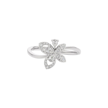 Papilion Diamond Ring 18 KT / White Gold / 22