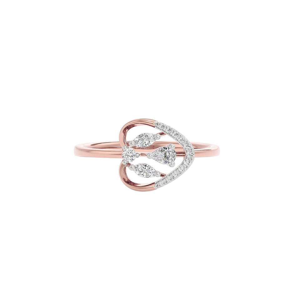 The Grace Diamond Ring 18 KT / Rose Gold / 22