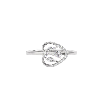 The Grace Diamond Ring 18 KT / White Gold / 22