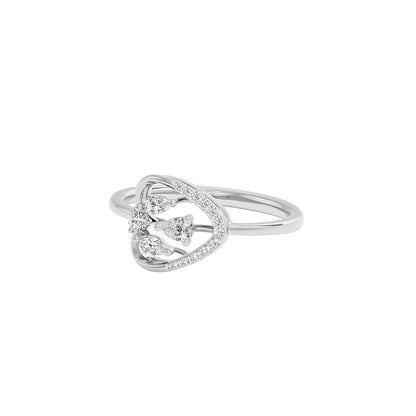 The Grace Diamond Ring 18 KT / White Gold / 22