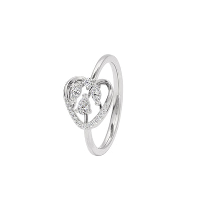 The Grace Diamond Ring 18 KT / White Gold / 22