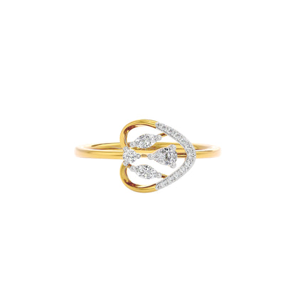 The Grace Diamond Ring 18 KT / Yellow Gold / 22
