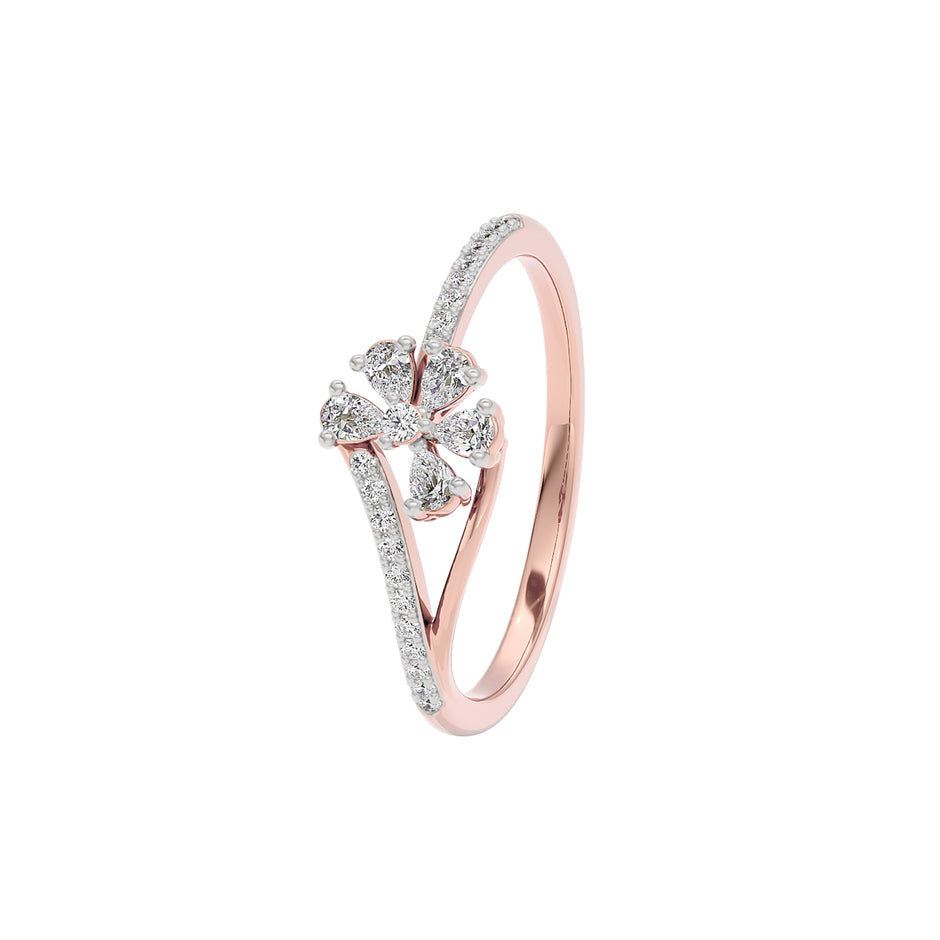 Navigate Diamond Ring 18 KT / Rose Gold / 22