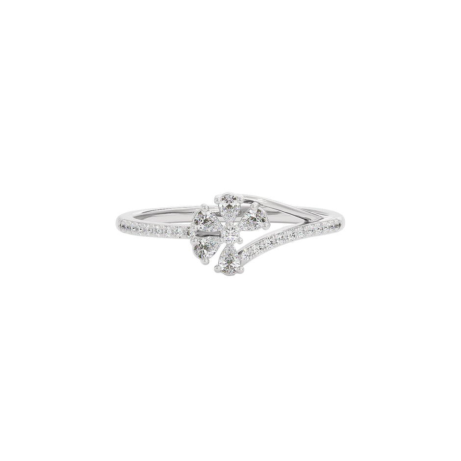 Navigate Diamond Ring 18 KT / White Gold / 22