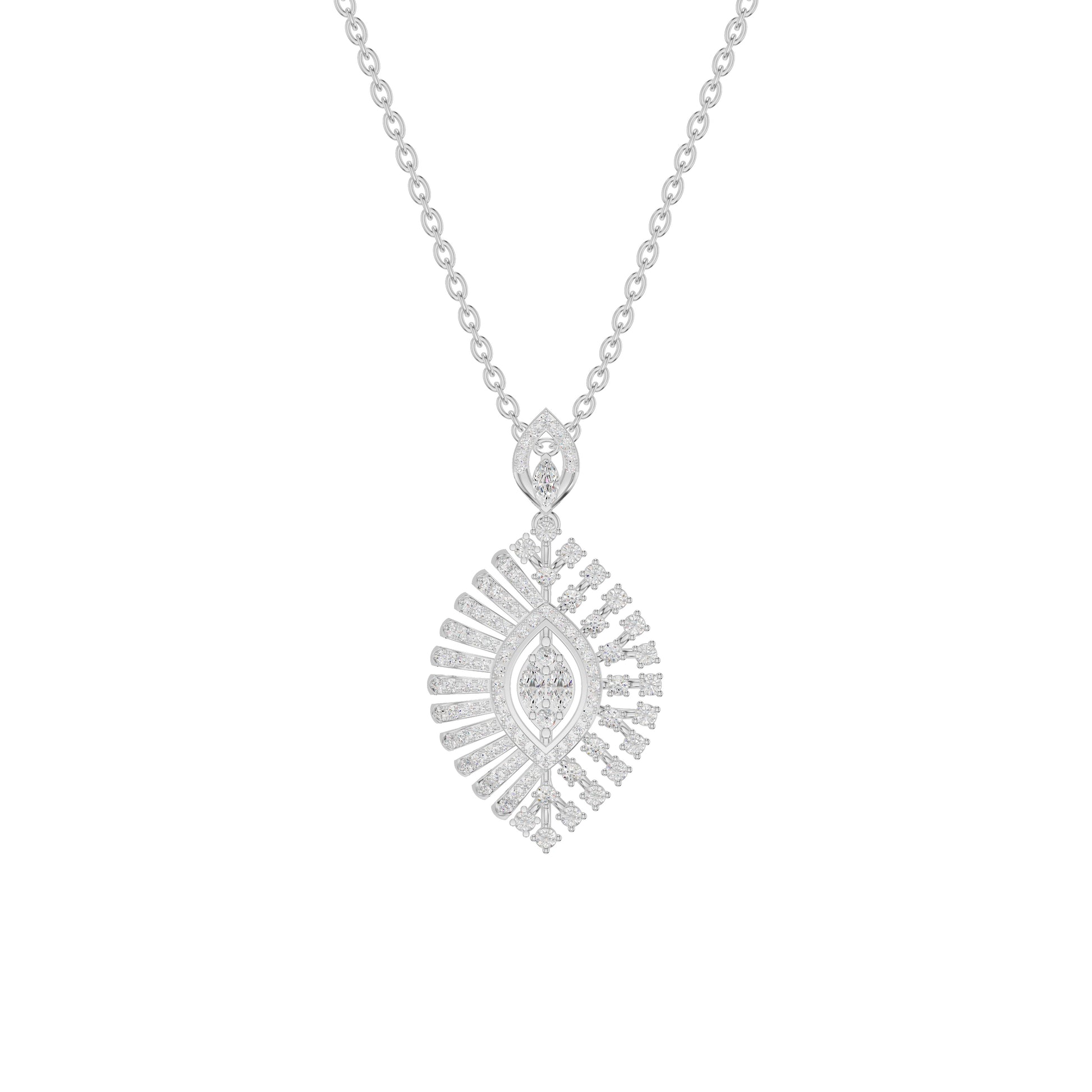 NJ-FSP0698 18 KT / White Gold