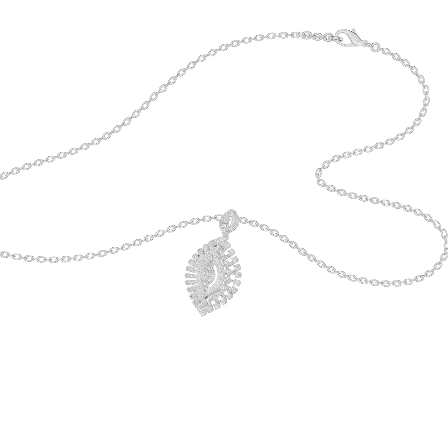 NJ-FSP0698 18 KT / White Gold