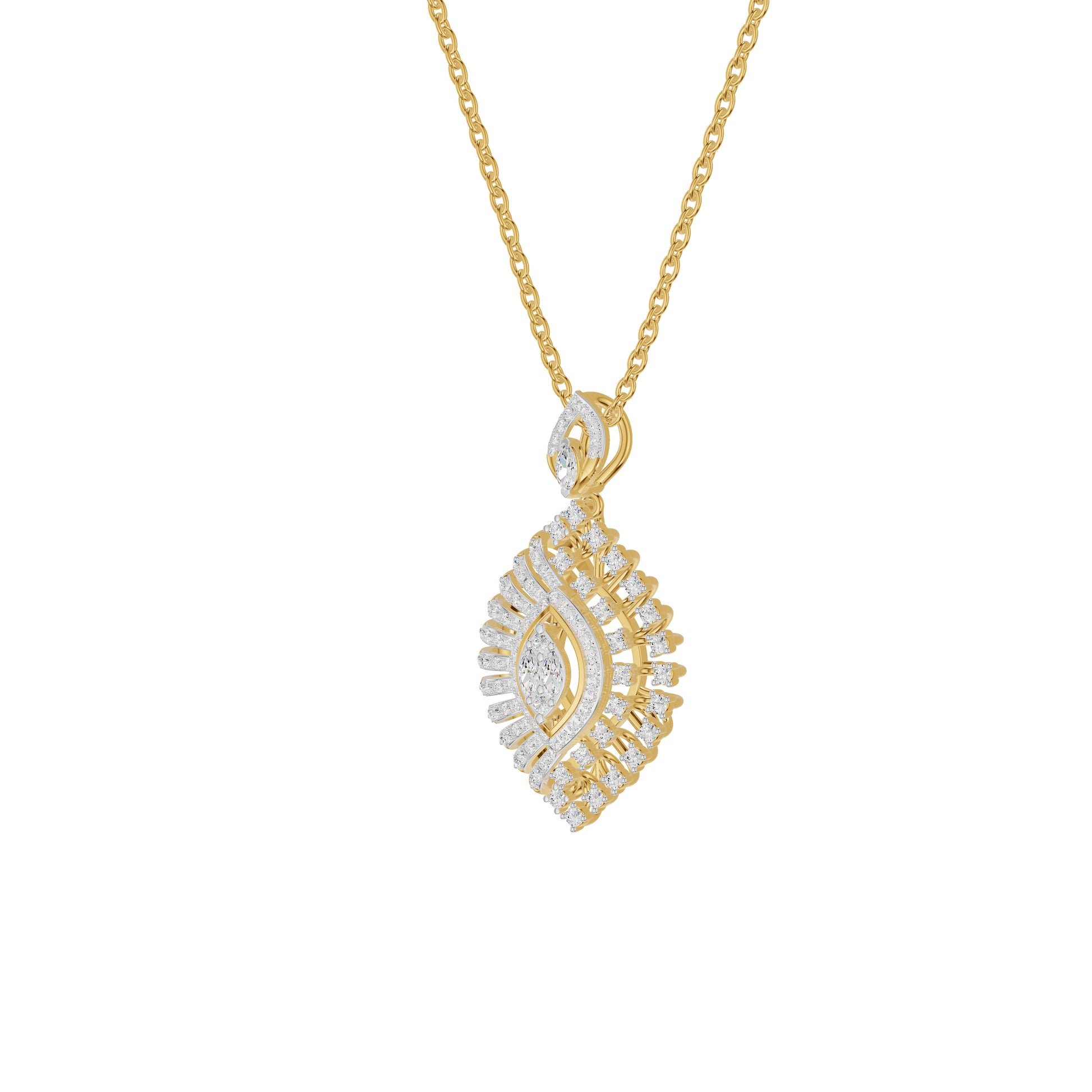 NJ-FSP0698 18 KT / Yellow Gold