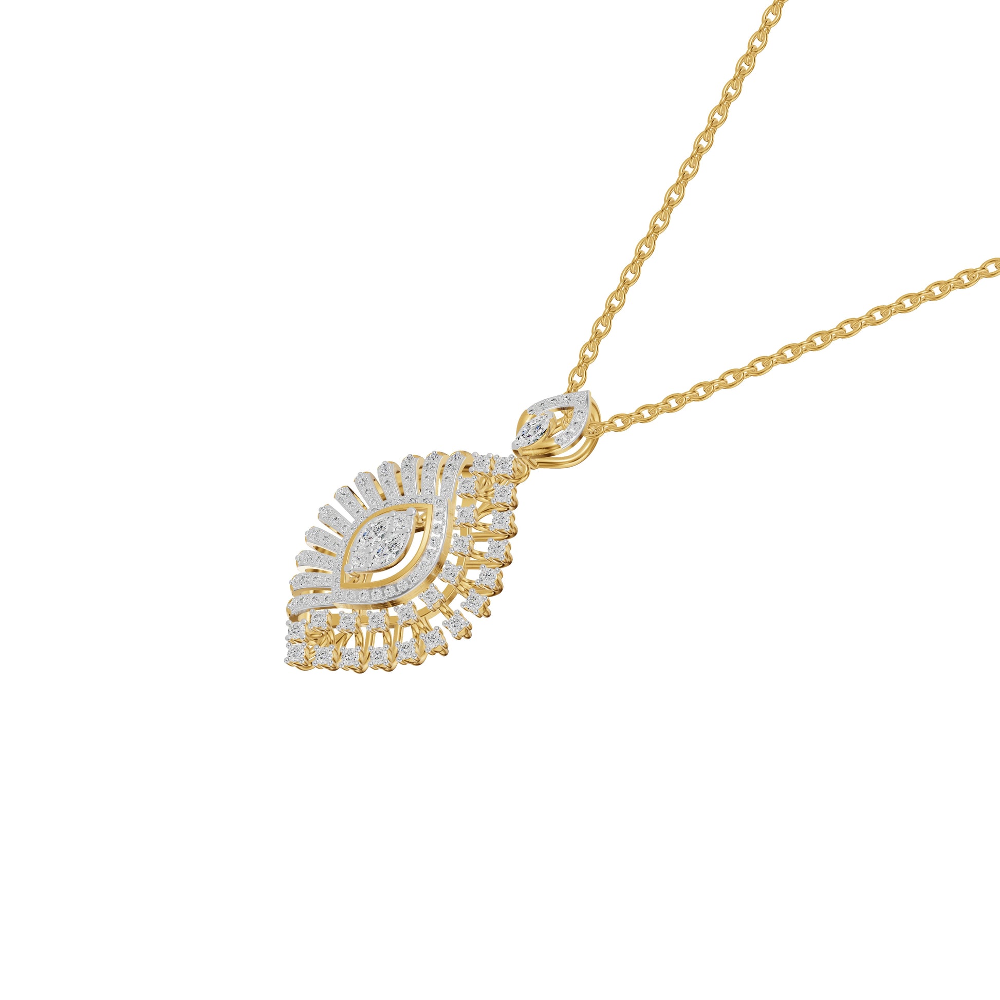 NJ-FSP0698 18 KT / Yellow Gold