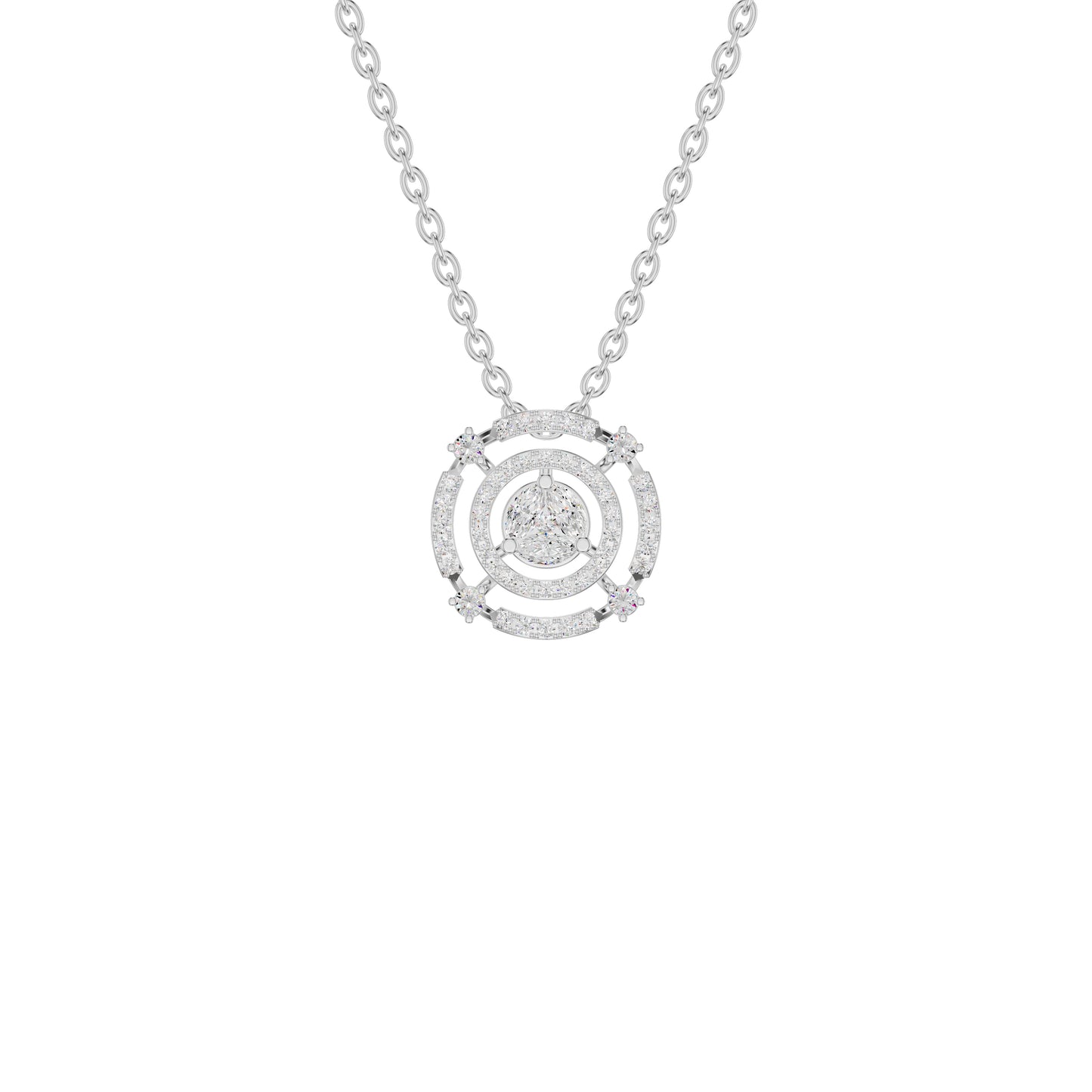 NJ-FSP0749 18 KT / White Gold