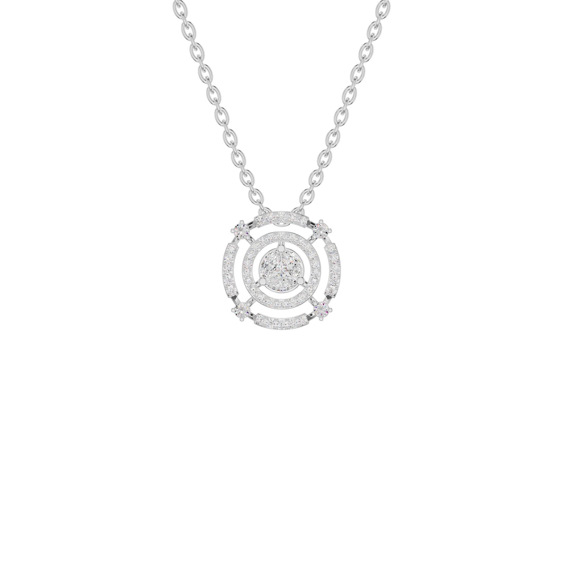 NJ-FSP0749 18 KT / White Gold