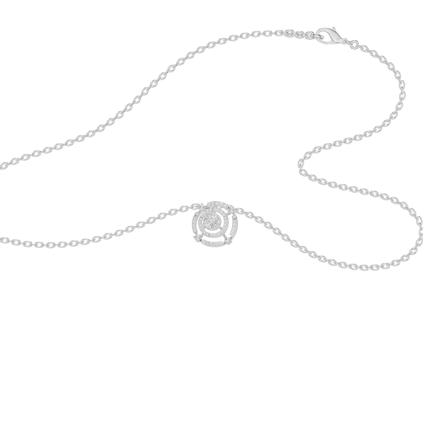 NJ-FSP0749 18 KT / White Gold