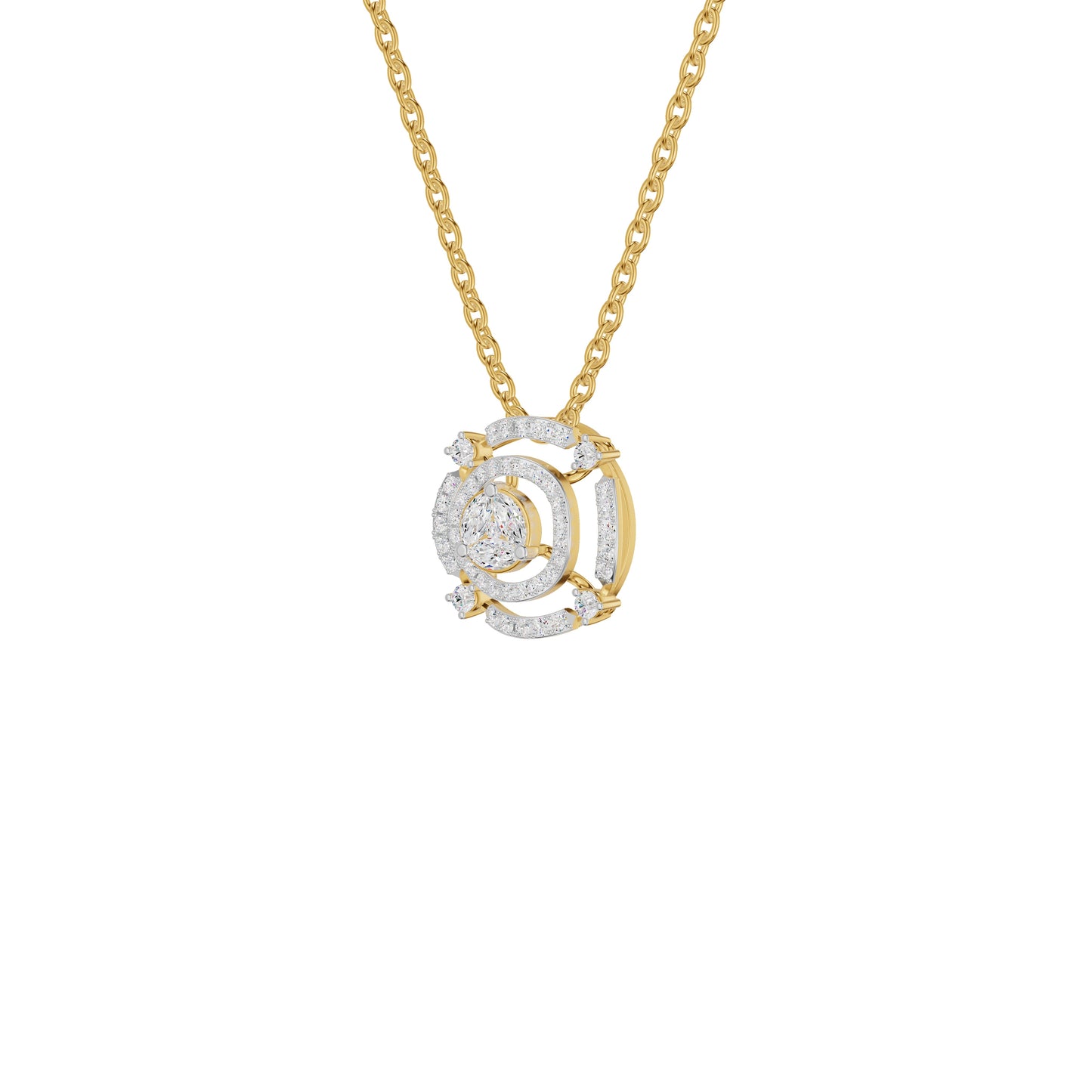 NJ-FSP0749 18 KT / Yellow Gold