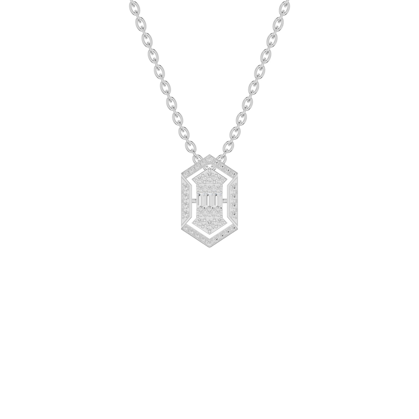 NJ-FSP0750 18 KT / White Gold