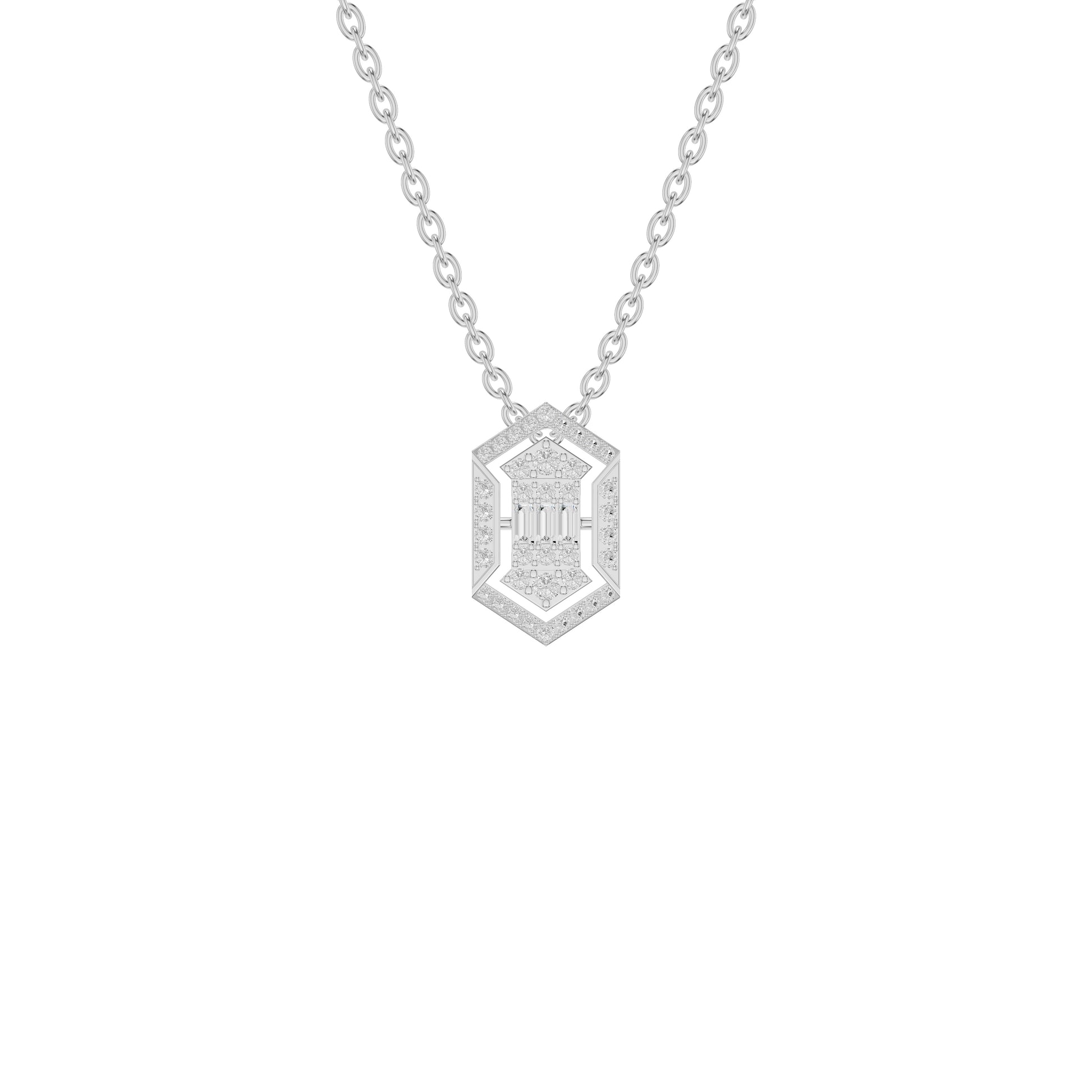 NJ-FSP0750 18 KT / White Gold