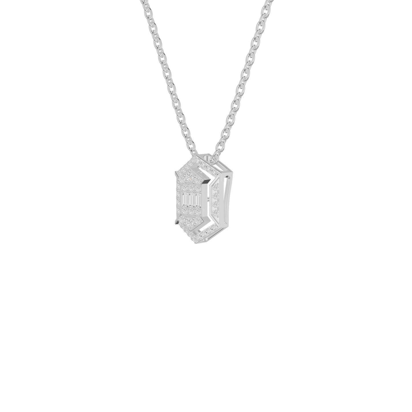 NJ-FSP0750 18 KT / White Gold