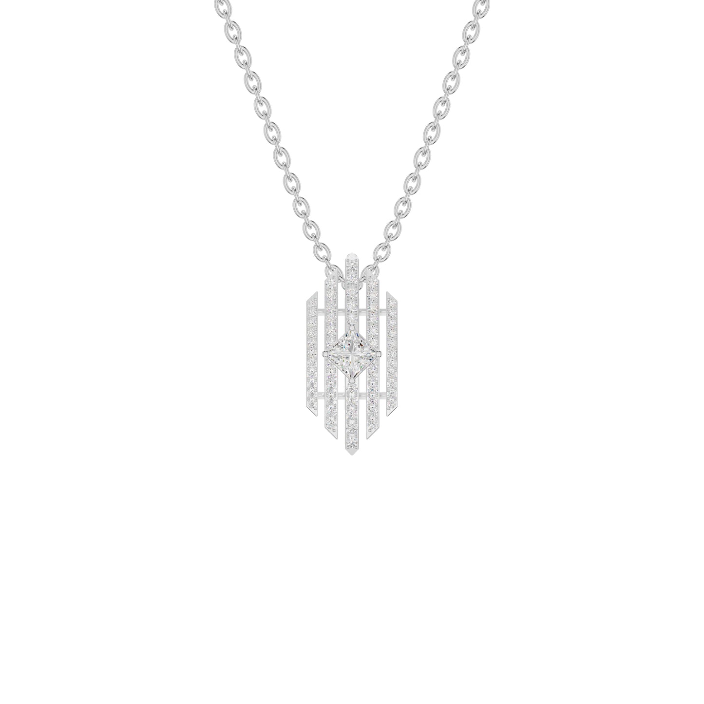 NJ-FSP0758 18 KT / White Gold
