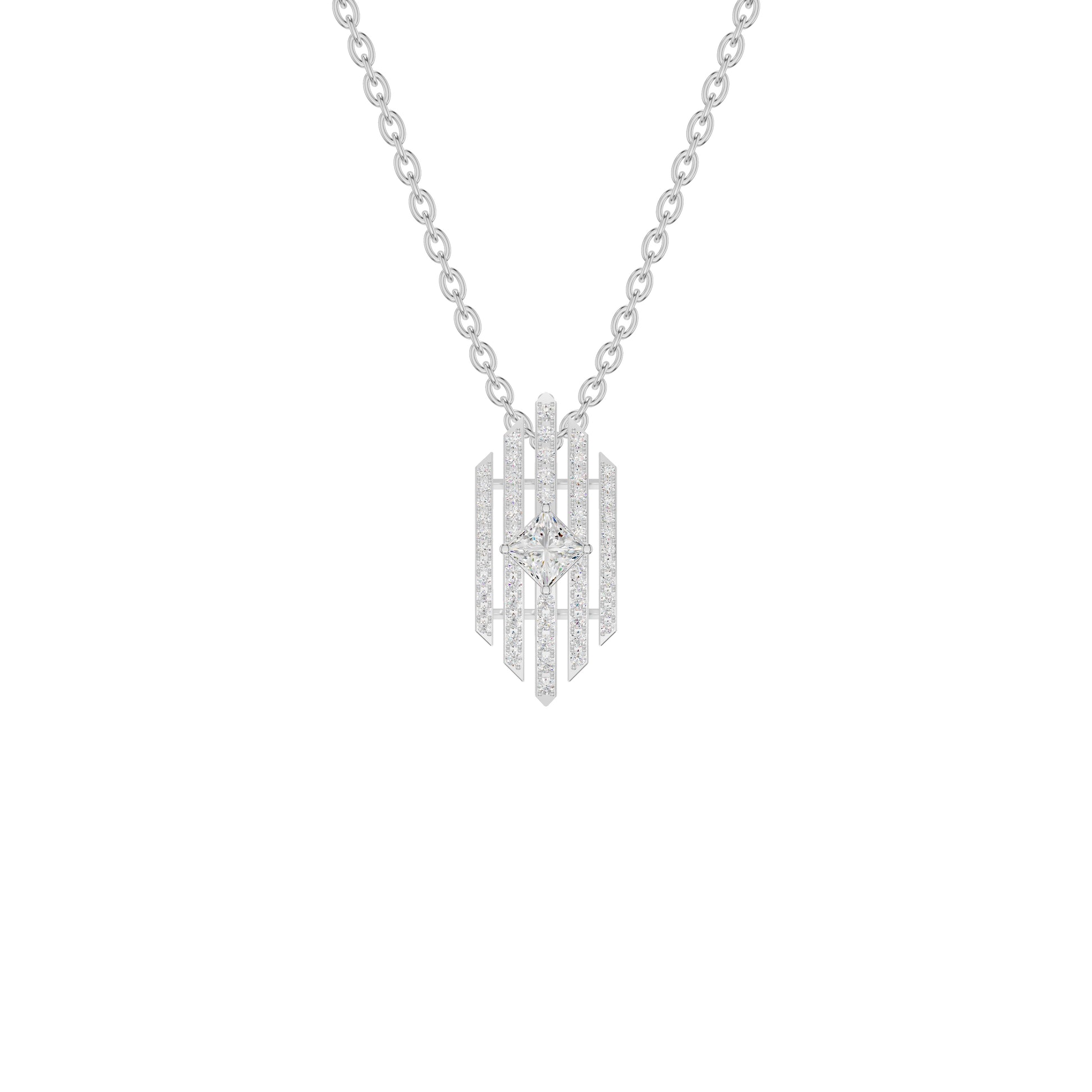 NJ-FSP0758 18 KT / White Gold