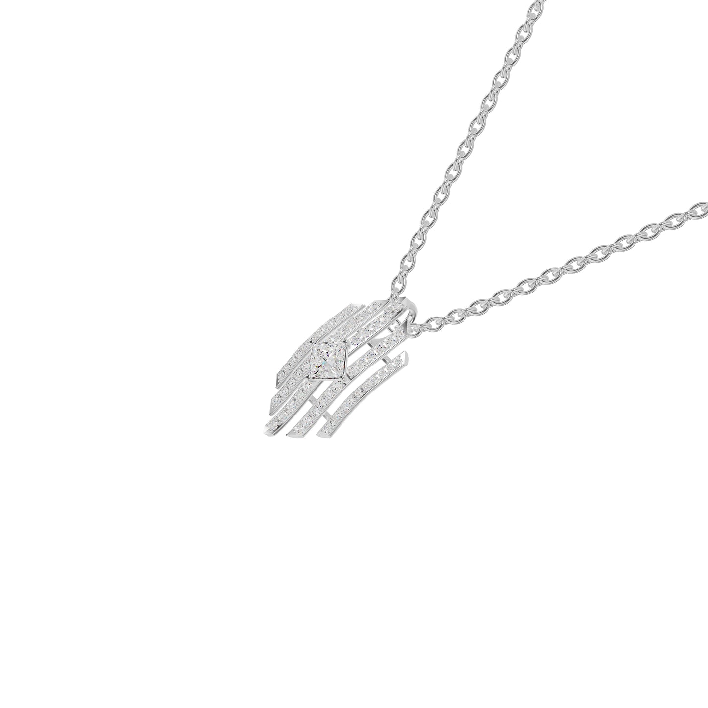 NJ-FSP0758 18 KT / White Gold