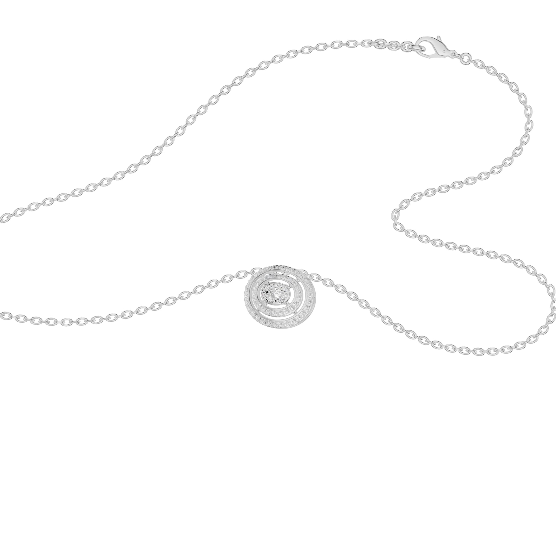 NJ-FSP0778 18 KT / White Gold