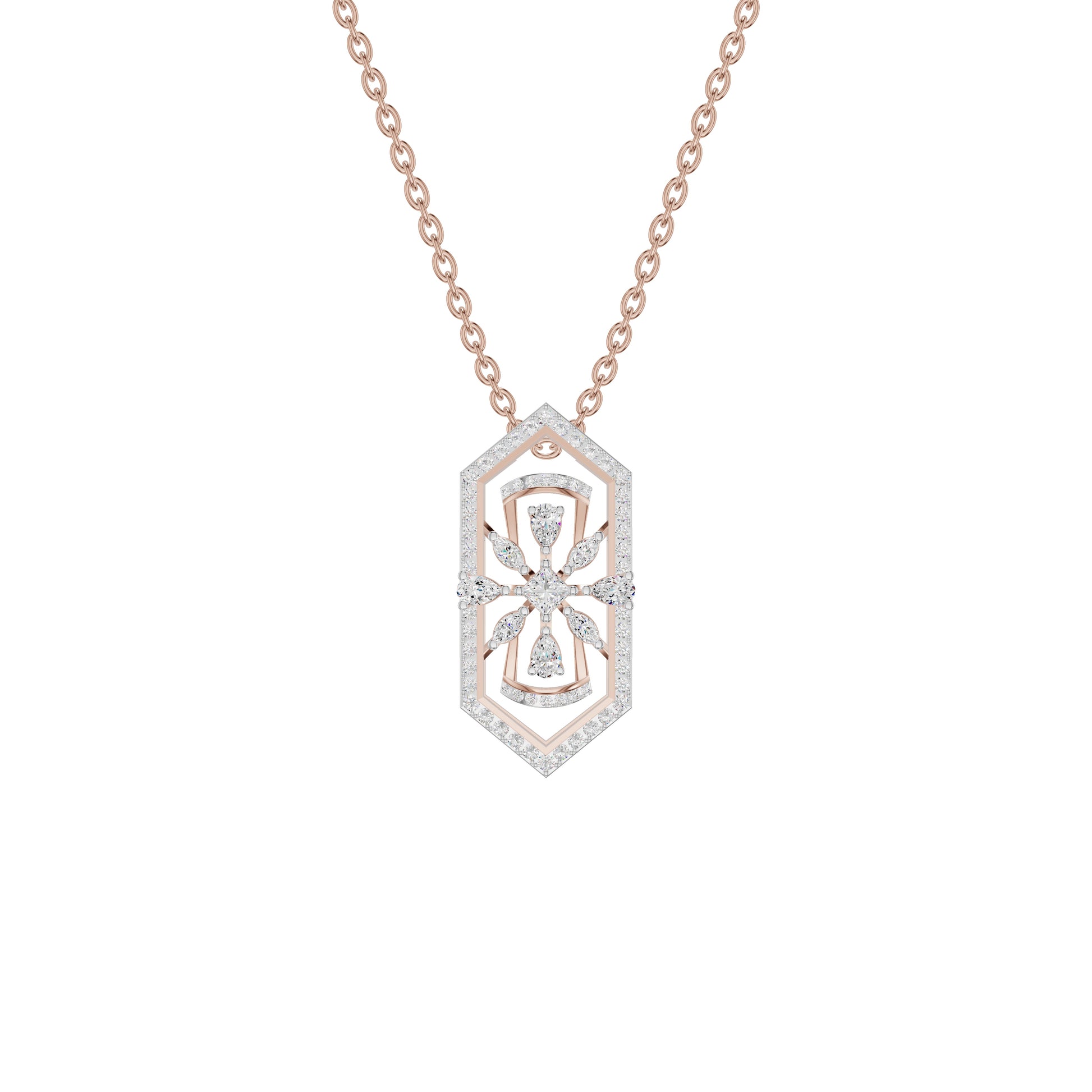 NJ-FSP0794 18 KT / Rose Gold