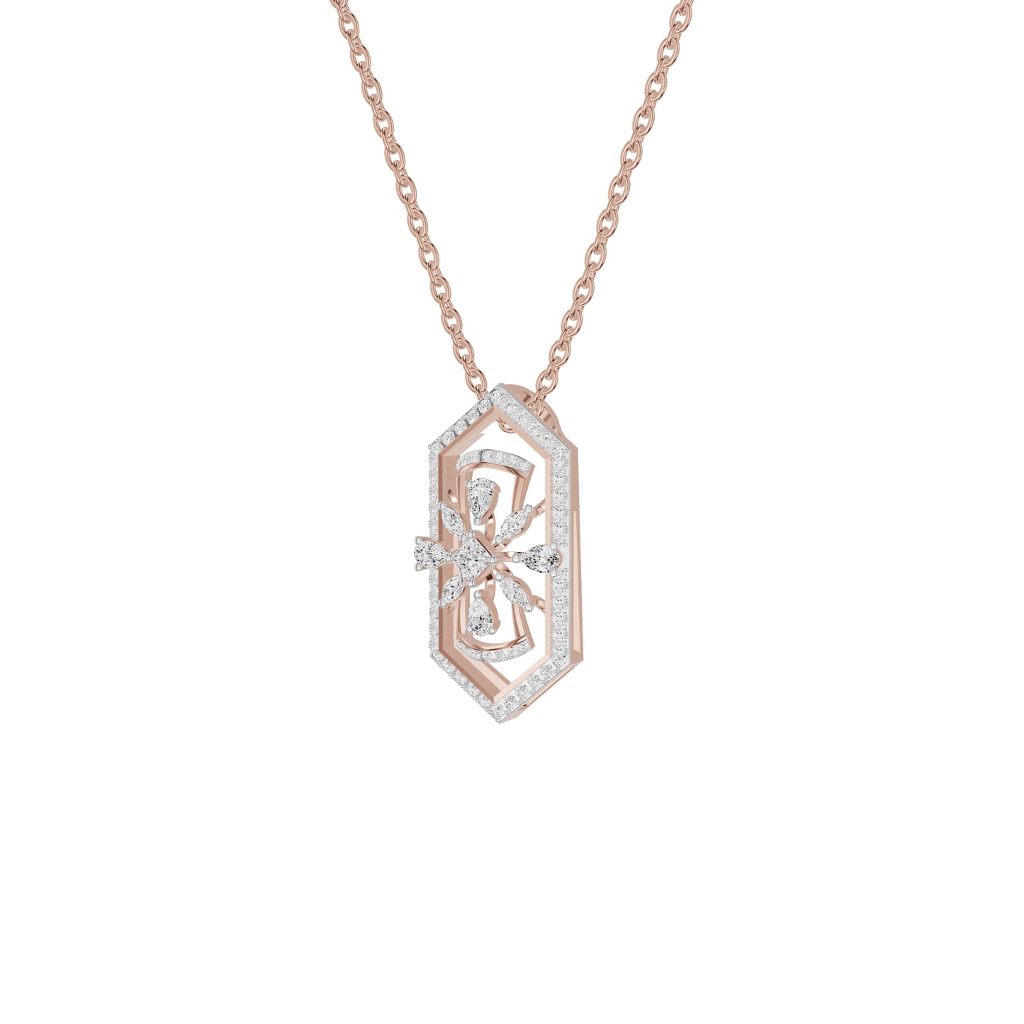 NJ-FSP0794 18 KT / Rose Gold