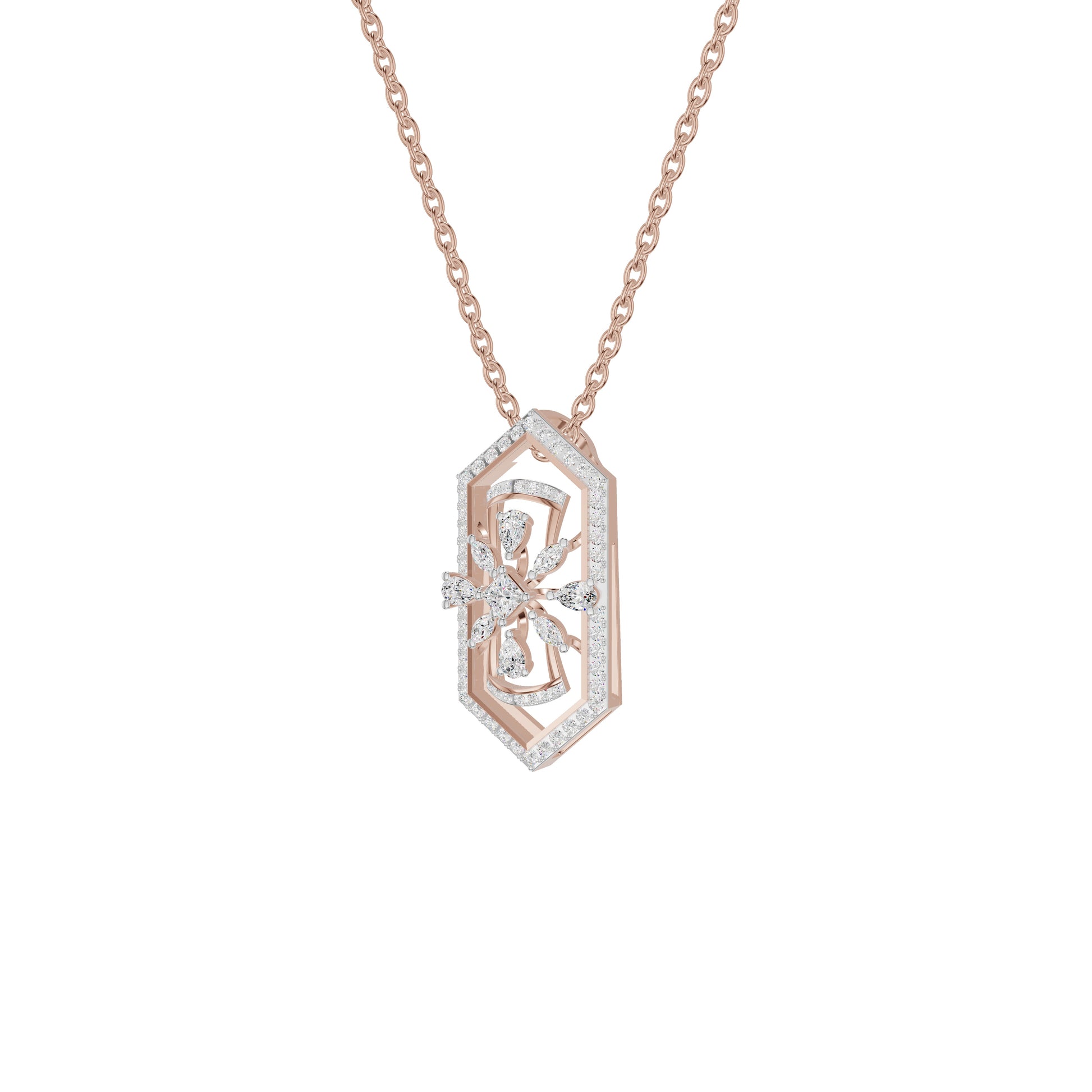 NJ-FSP0794 18 KT / Rose Gold