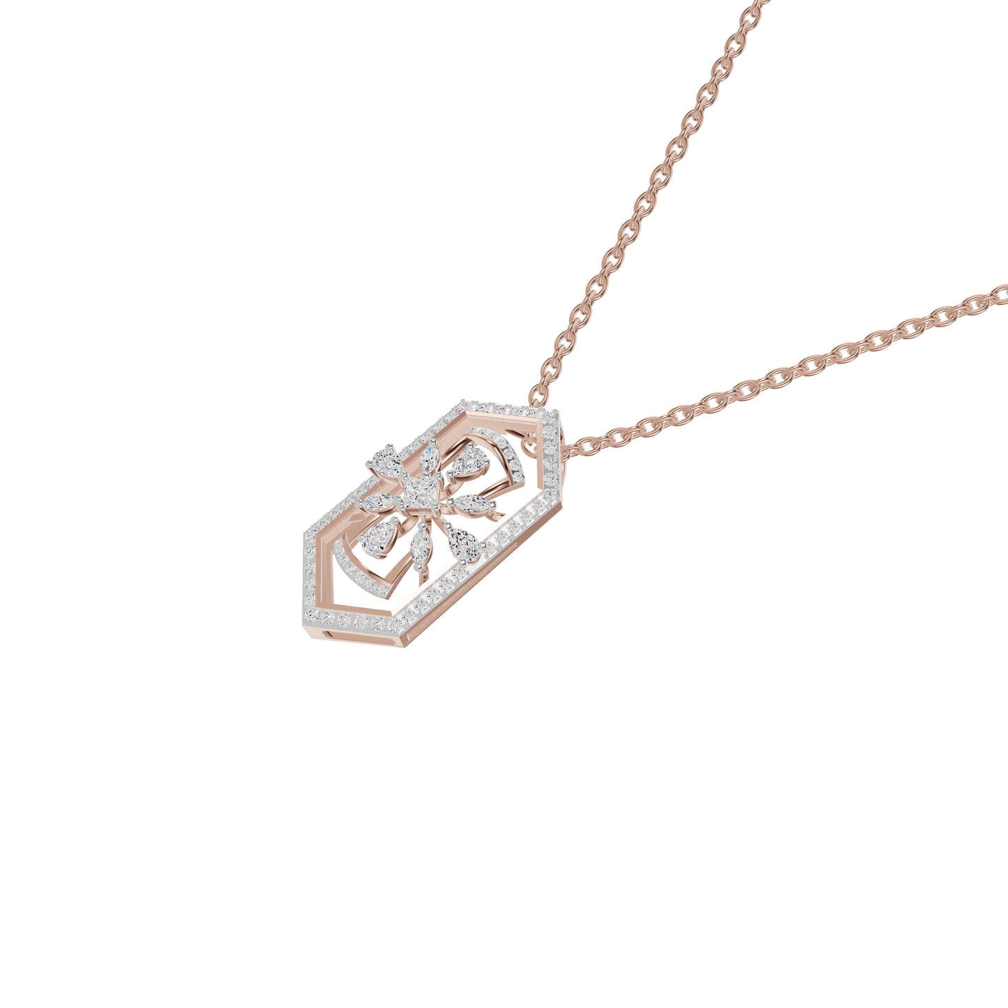 NJ-FSP0794 18 KT / Rose Gold