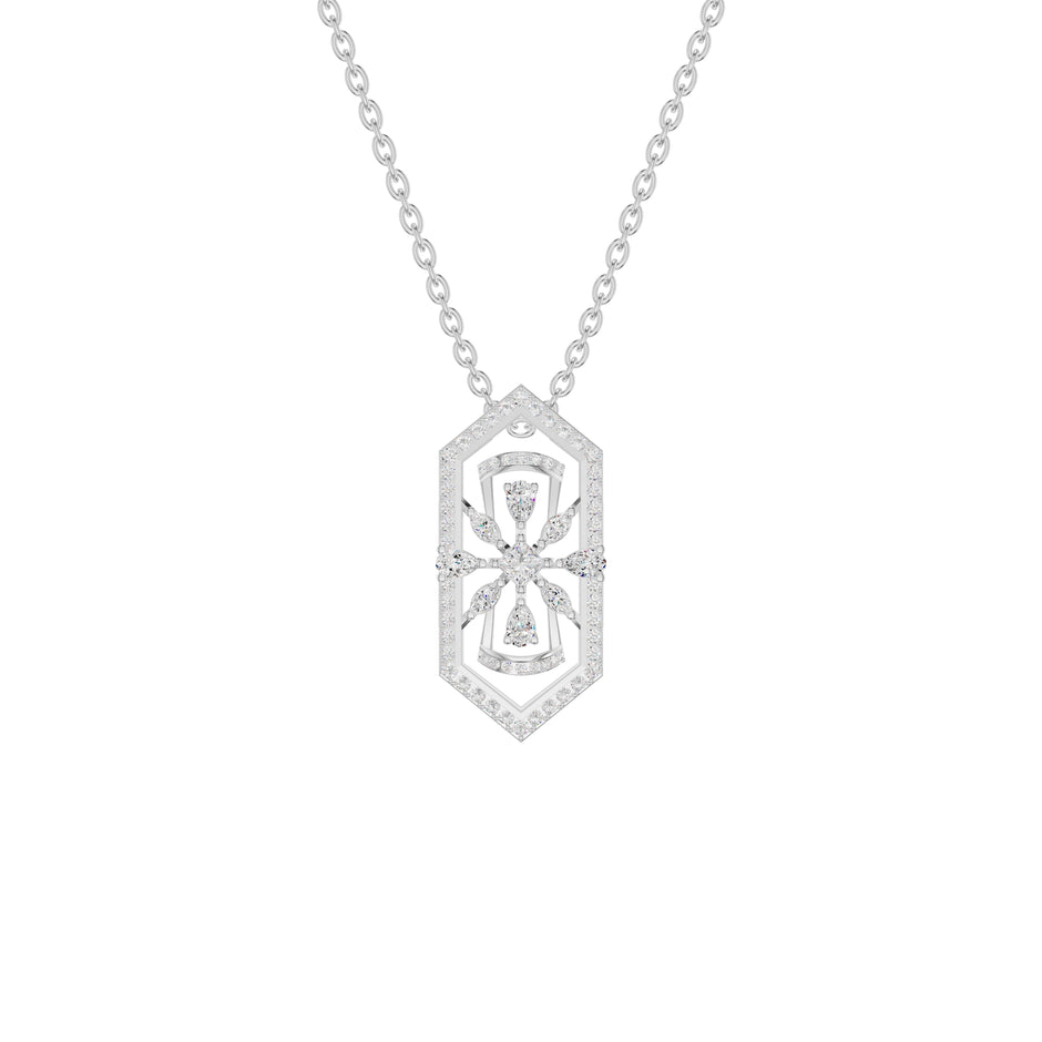 NJ-FSP0794 18 KT / White Gold
