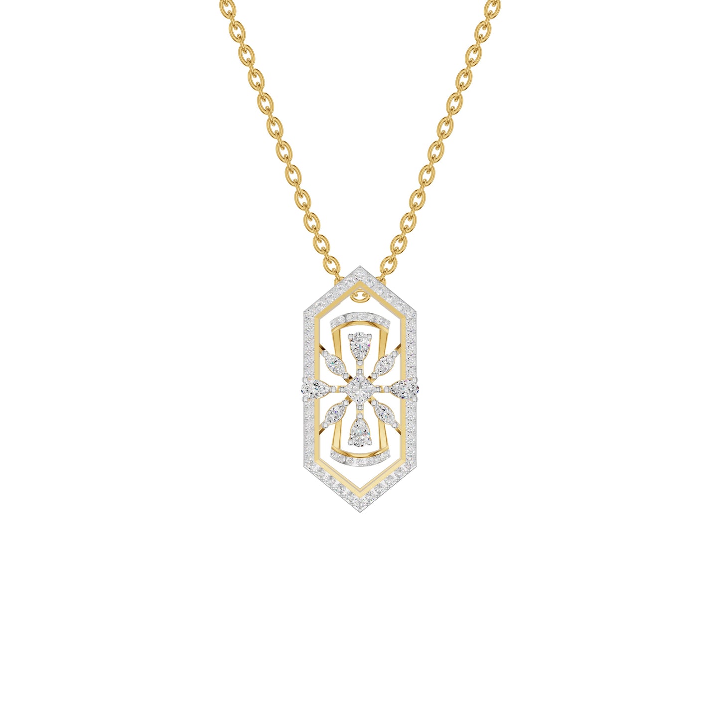 NJ-FSP0794 18 KT / Yellow Gold