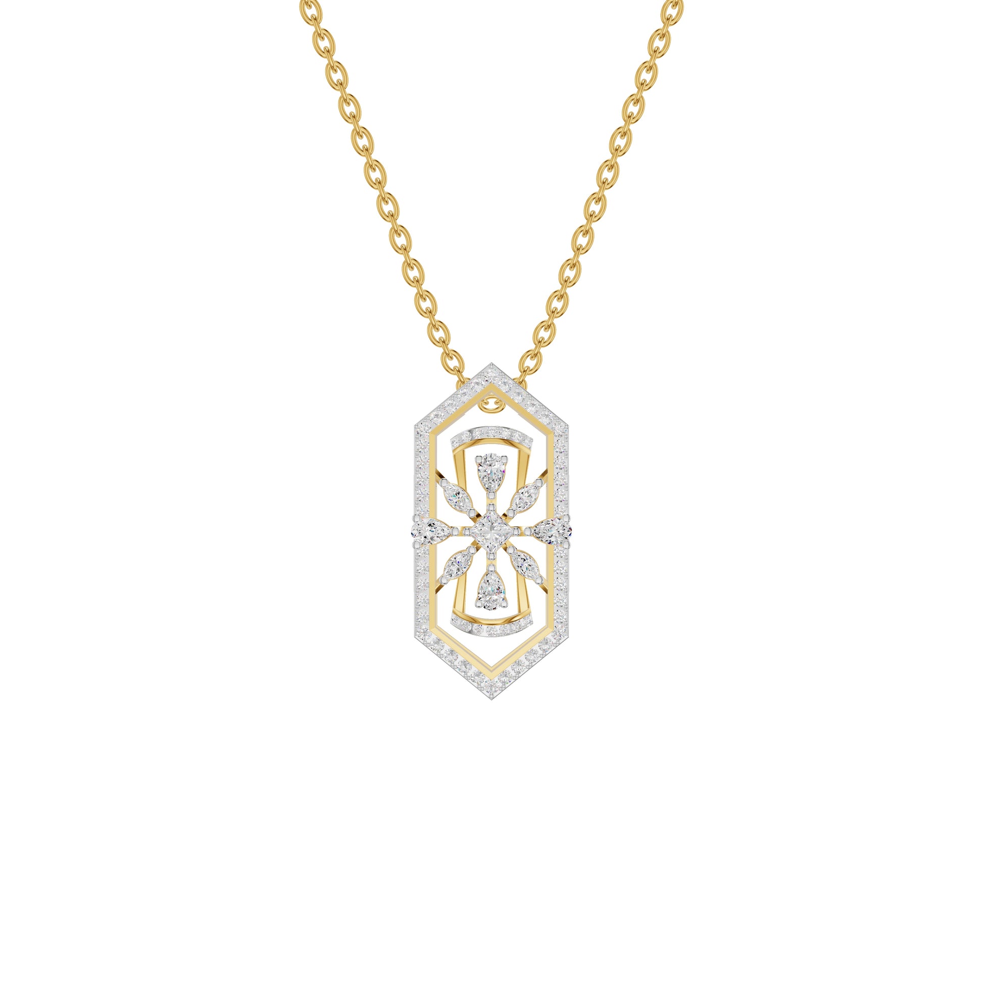 NJ-FSP0794 18 KT / Yellow Gold