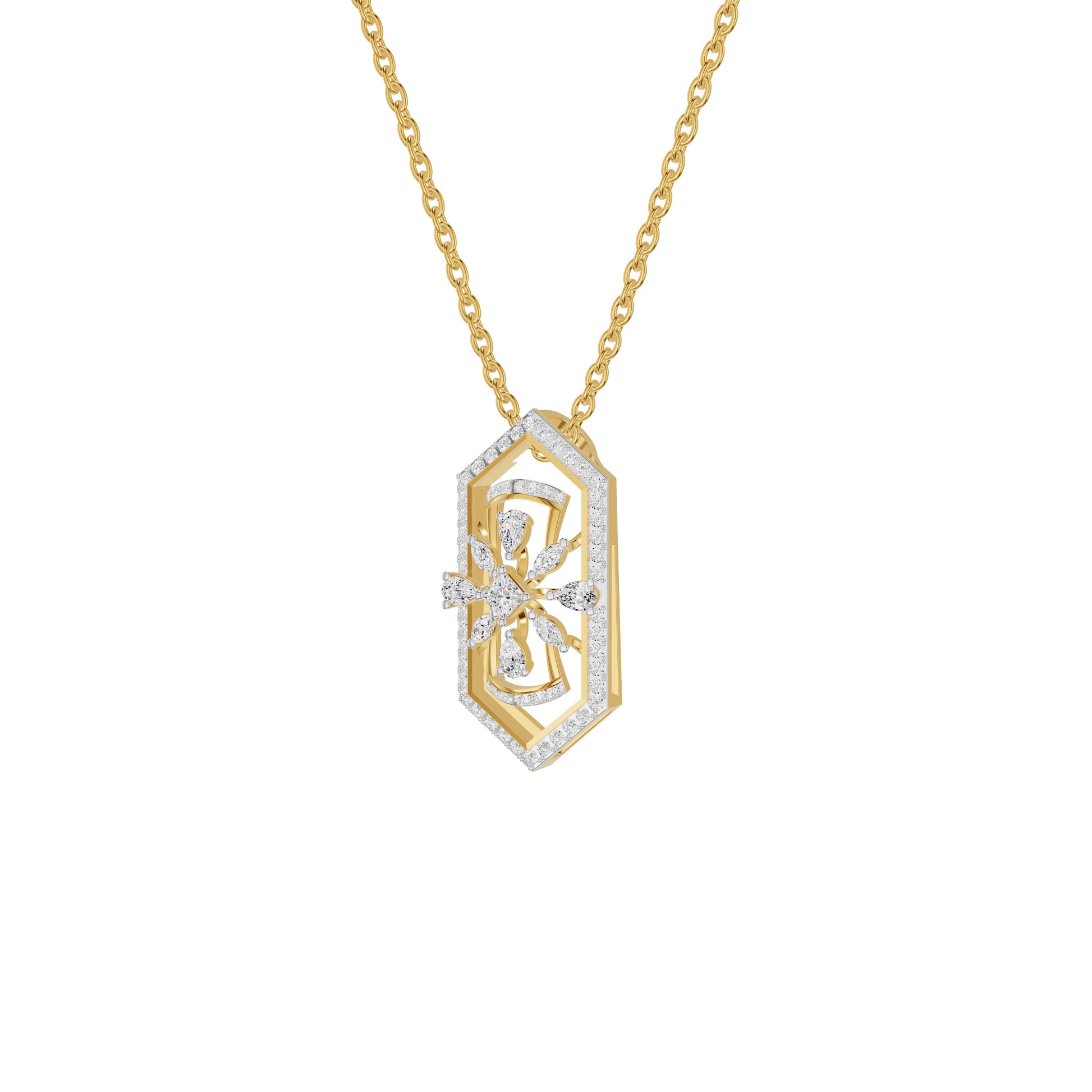 NJ-FSP0794 18 KT / Yellow Gold