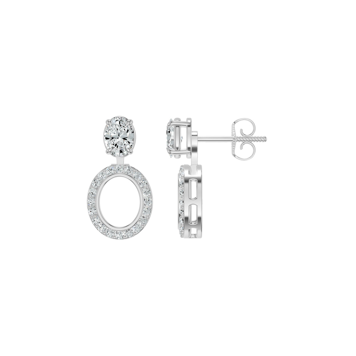 NJ-FST0778 18 KT / White Gold