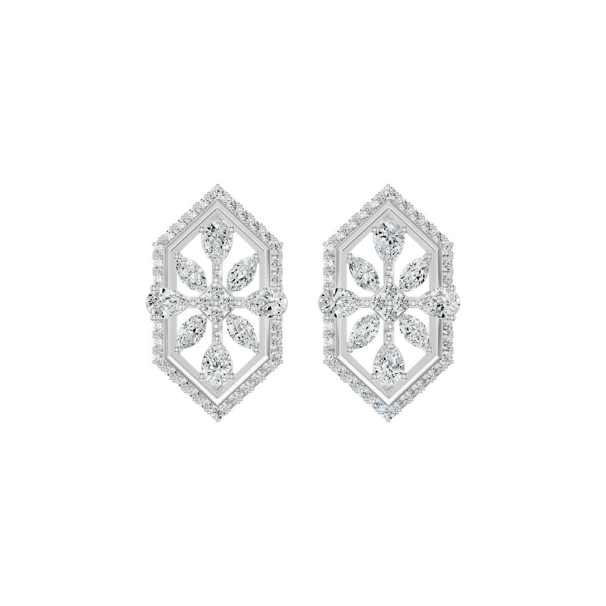 NJ-FST0794 18 KT / White Gold