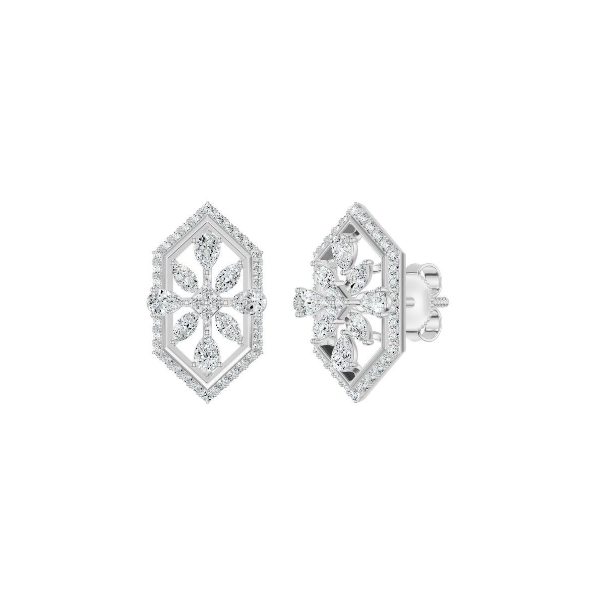 NJ-FST0794 18 KT / White Gold