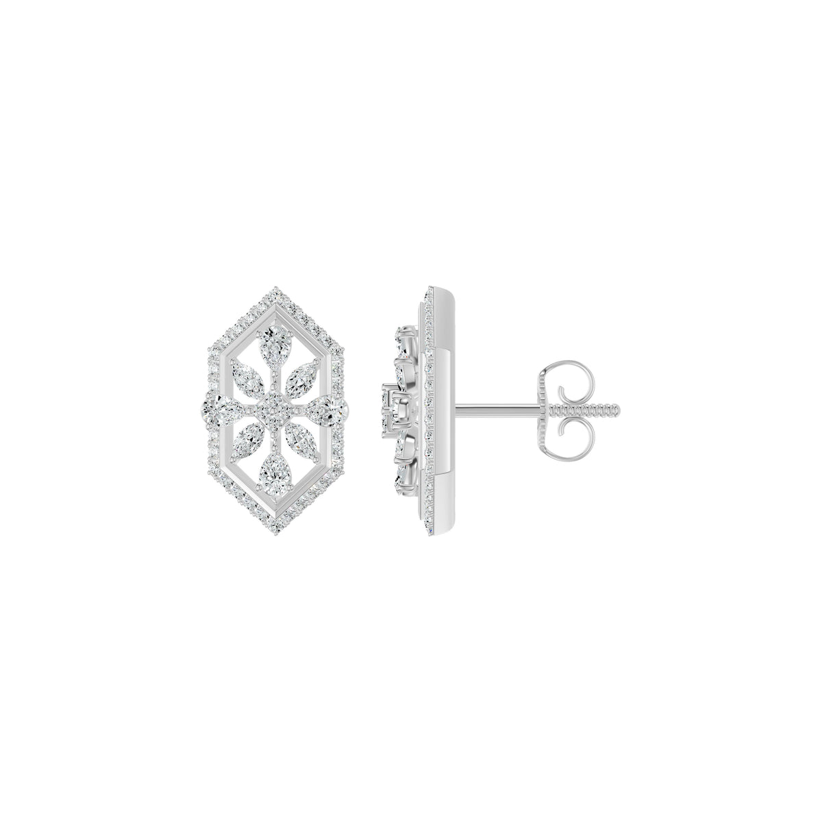 NJ-FST0794 18 KT / White Gold